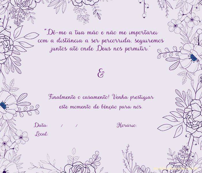 Featured image of post Frases Para Convite De Casamento 2020 Existem letras de m sica que s o uma verdadeira declara o de amor